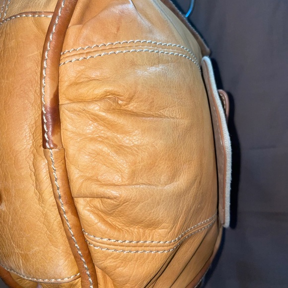 Mimco Bags Mimco Tan Leather Sling Crossbody Bag Poshmark